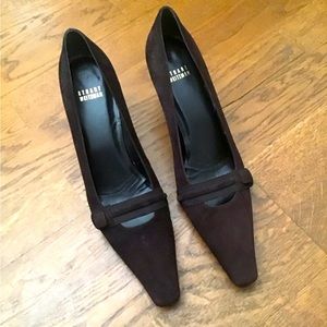Stuart Weizmann 9.5N Brown Suede High Heels